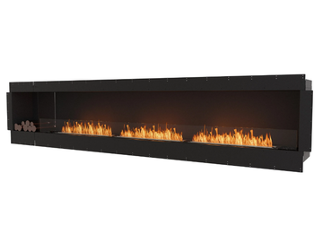 FLEX 140SS BXL - Bioethanol steel Fireplace insert with Panoramic Glass by EcoSmart Fire - view 2
